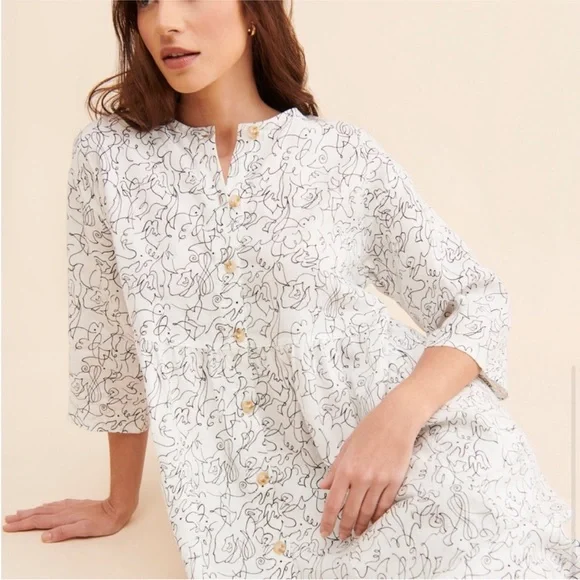 L.F. Markey Sammy Dress in Squiggles SZ US 8 EUC - Picture 2 of 7